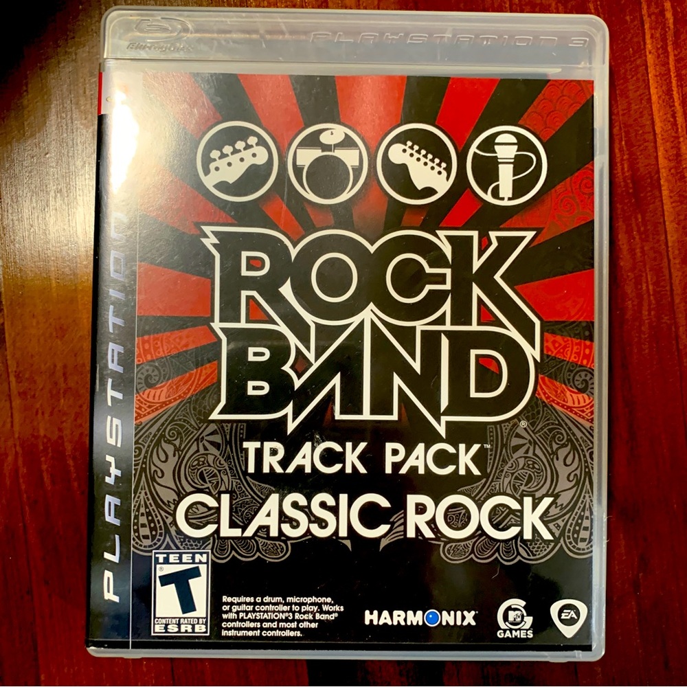 PS3 Rock Band Track Pack Classic Rock PlayStation Game